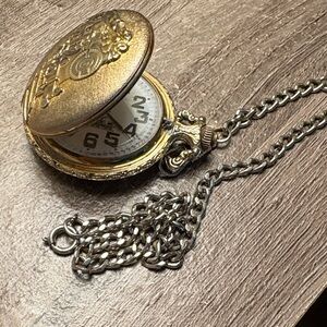 Majestic Gold and Silver Pocket Watch
